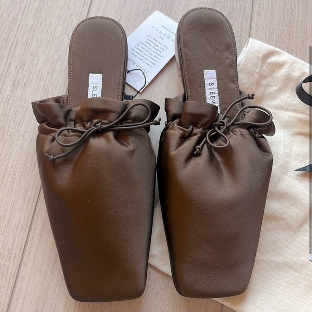 Sleeper Satin Brown Women's slipper